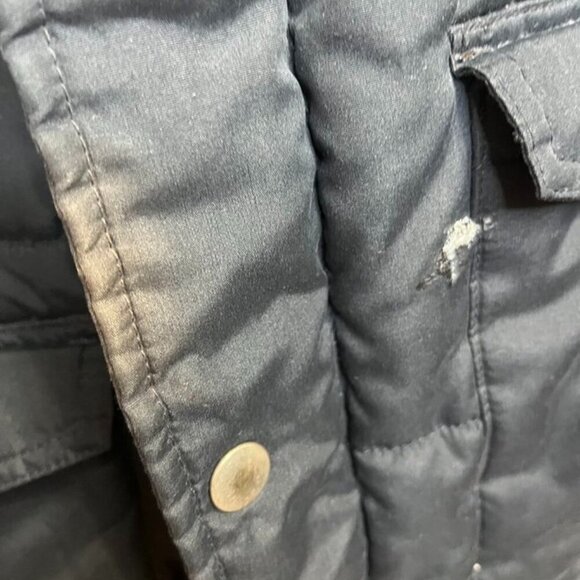 Old Navy Blue Black Colorblock Puffer Vest XL - Picture 4 of 11